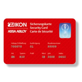 IKON R10 Schließanlage